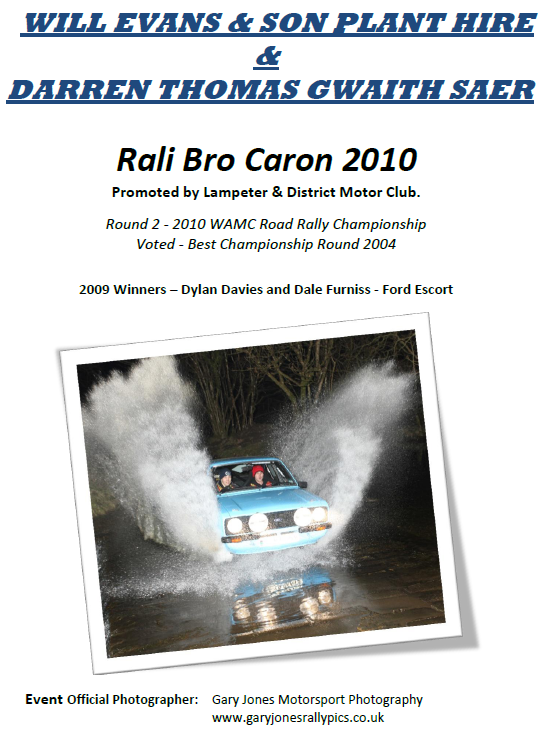 Rali Bro Caron 2010 Cover